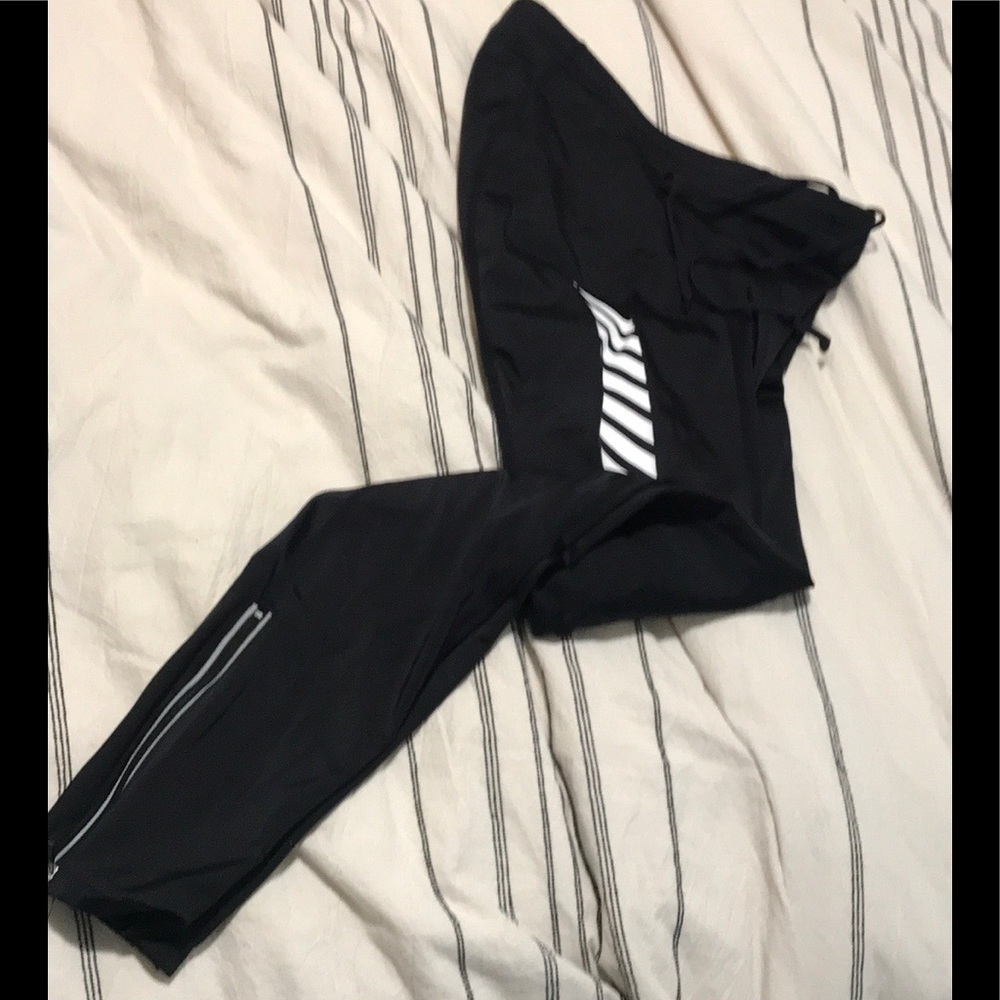 Descente Compression Padded Black Tights Leggings